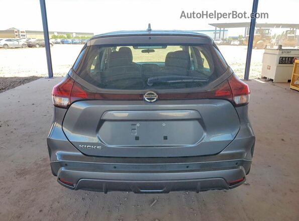 3N1CP5BV1ML553802 2021 NISSAN KICKS Gray უკანა ხედი