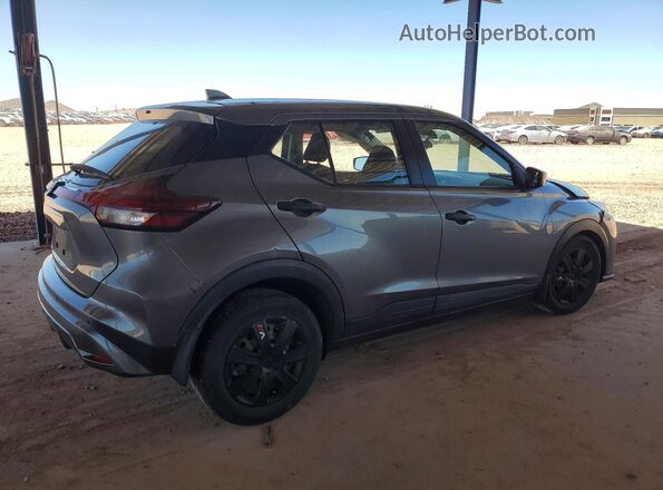 3N1CP5BV1ML553802 2021 NISSAN KICKS Gray უკანა მარჯვენა