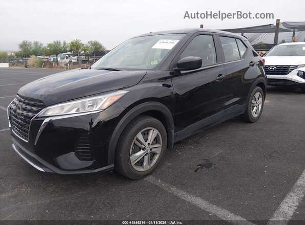 3N1CP5BV1PL476482 2023 NISSAN KICKS Черный Передняя левая четверть