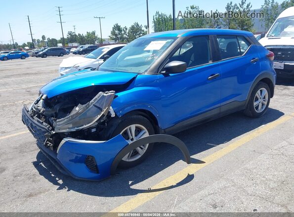 3N1CP5BV1PL550063 2023 NISSAN KICKS Blue Front left