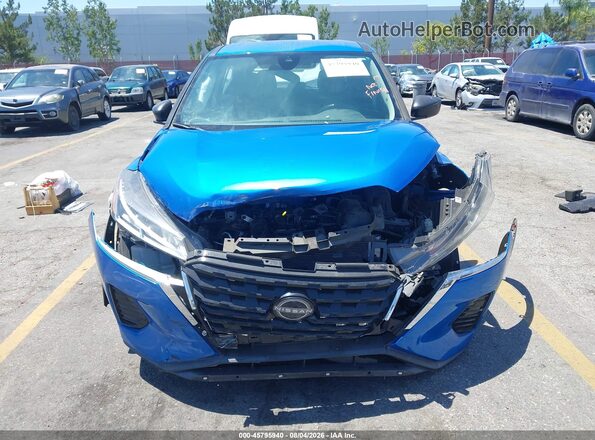 3N1CP5BV1PL550063 2023 NISSAN KICKS Blue Instrument cluster view