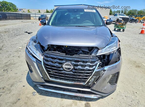 3N1CP5BV1RL489851 2024 NISSAN KICKS Gray წინა ხედი