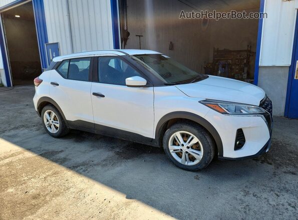 3N1CP5BV2ML477135 2021 NISSAN KICKS White Przód prawy