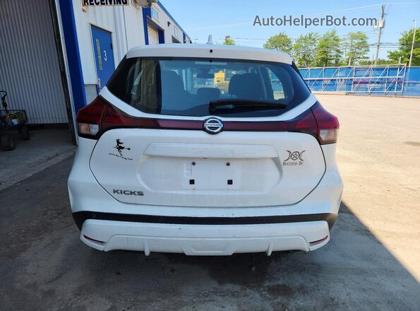 3N1CP5BV2ML477135 2021 NISSAN KICKS White Widok z tyłu
