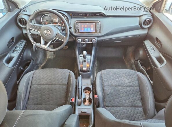 3N1CP5BV2ML477135 2021 NISSAN KICKS White Widok deski rozdzielczej