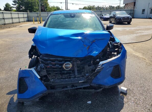3N1CP5BV2ML538709 2021 NISSAN KICKS Blue Front view