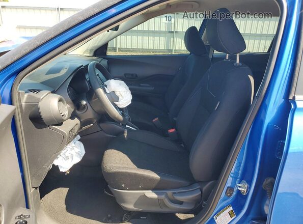 3N1CP5BV2ML538709 2021 NISSAN KICKS Blue Front interior view