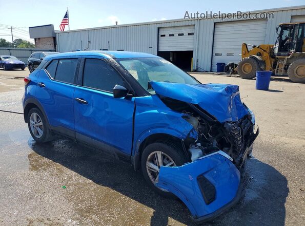 3N1CP5BV2ML538709 2021 NISSAN KICKS Blue Front right