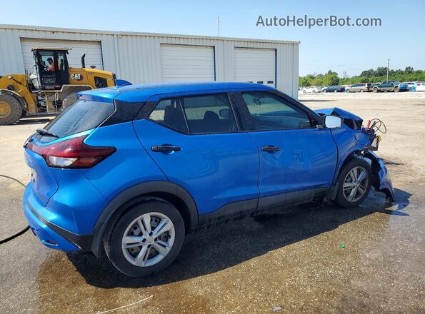 3N1CP5BV2ML538709 2021 NISSAN KICKS Blue Rear right