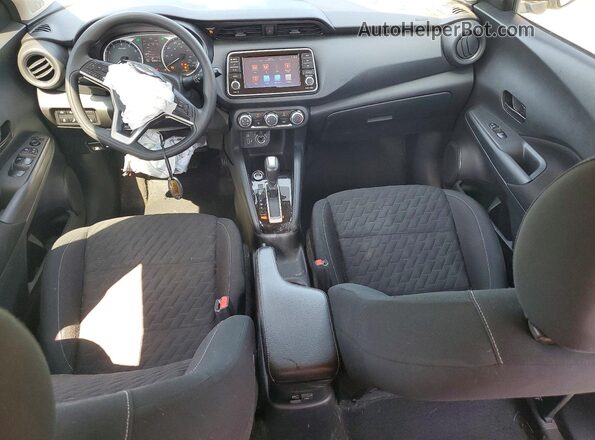 3N1CP5BV2ML538709 2021 NISSAN KICKS Blue Dashboard view