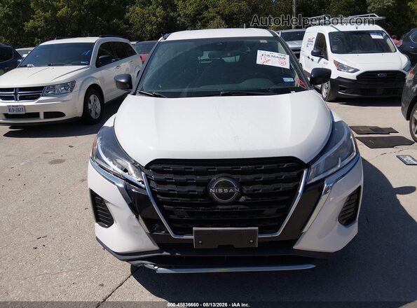 3N1CP5BV2NL498665 2022 NISSAN KICKS White Widok zestawu wskaźników