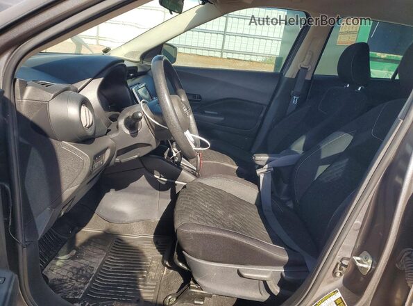 3N1CP5BV2NL505324 2022 NISSAN KICKS Gray Front interior view