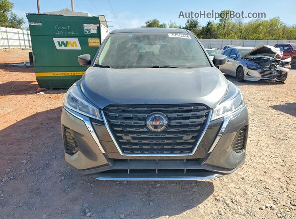 3N1CP5BV2NL505324 2022 NISSAN KICKS Gray Front view