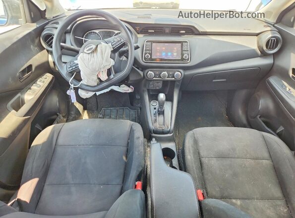 3N1CP5BV2PL550153 2023 NISSAN KICKS Blue Вид панелі приладів