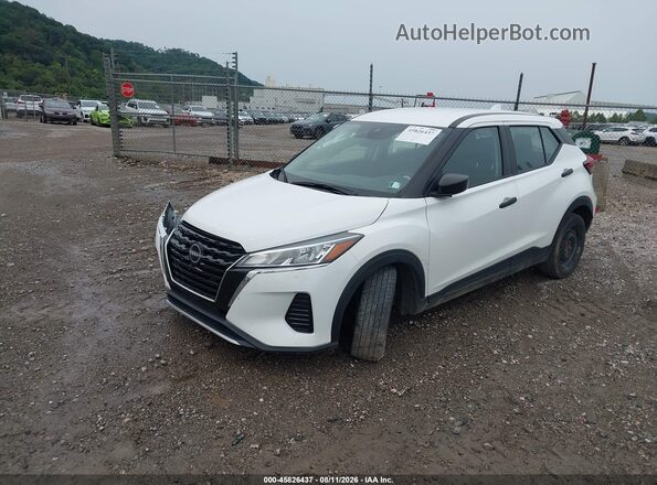 3N1CP5BV2RL534036 2024 NISSAN KICKS Белый Передняя левая четверть