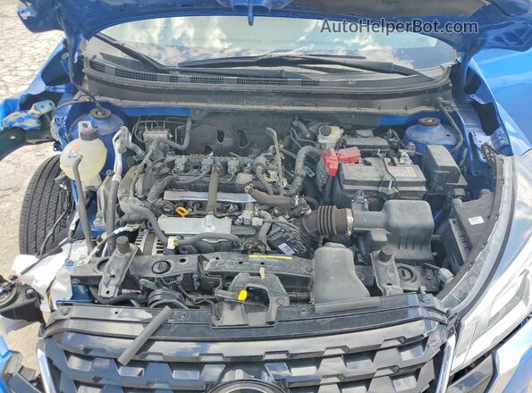 3N1CP5BV2RL567568 2024 NISSAN KICKS Blue ძრავის განყოფილების ხედი