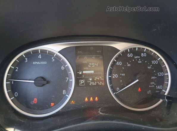 3N1CP5BV2RL583527 2024 NISSAN KICKS White Вид щитка приладів