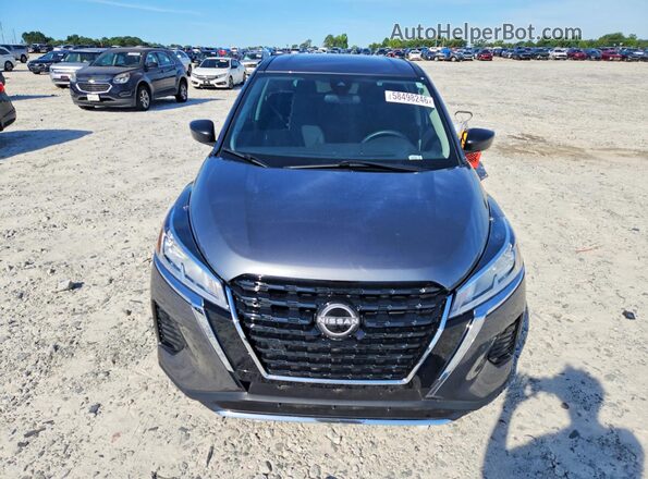3N1CP5BV2RL593717 2024 NISSAN KICKS Gray Դիմացի տեսք