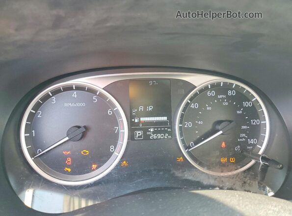 3N1CP5BV3LL552472 2020 NISSAN KICKS Gray Instrument cluster view