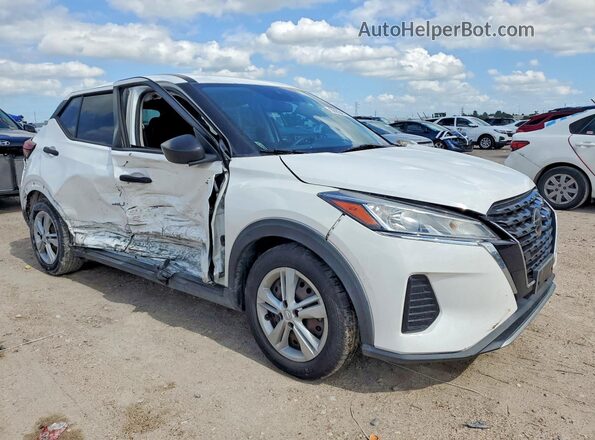 3N1CP5BV3ML500261 2021 NISSAN KICKS White Delantero derecho