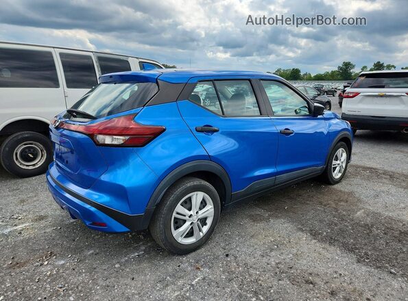 3N1CP5BV3ML534734 2021 NISSAN KICKS Blue უკანა მარჯვენა