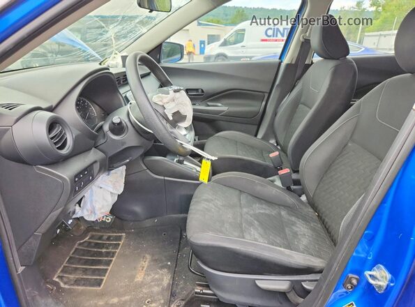 3N1CP5BV3ML534734 2021 NISSAN KICKS Blue წინა სალონის ხედი