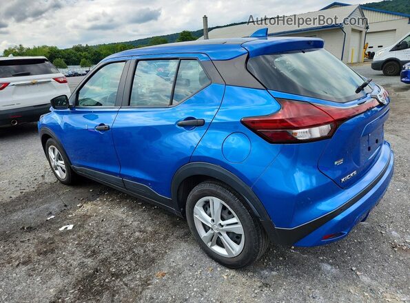 3N1CP5BV3ML534734 2021 NISSAN KICKS Blue უკანა მარცხენა