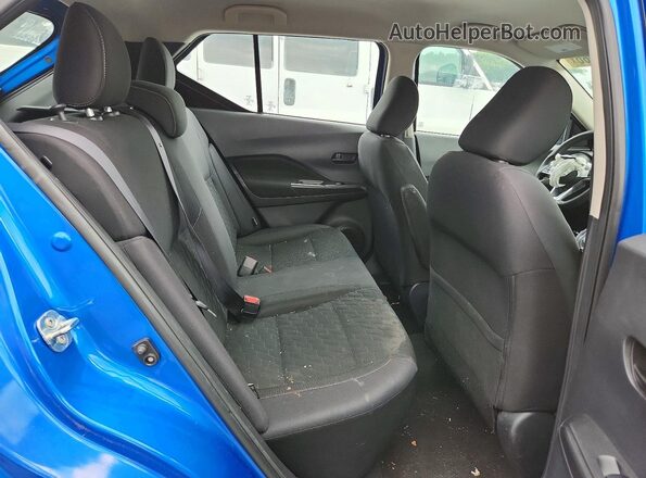 3N1CP5BV3ML534734 2021 NISSAN KICKS Blue უკანა სალონის ხედი