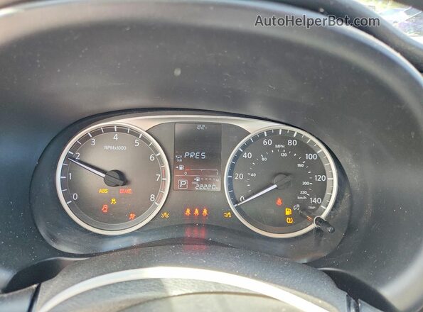 3N1CP5BV3NL522987 2022 NISSAN KICKS White Սարքավորումների վահանակի տեսք