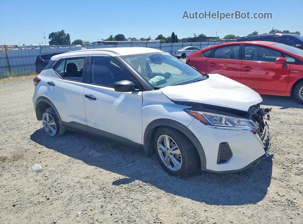 3N1CP5BV3PL497334 2023 NISSAN KICKS Белый Передняя правая четверть