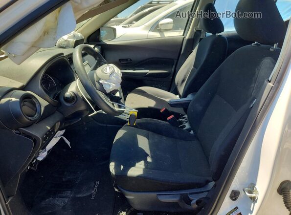 3N1CP5BV3PL497334 2023 NISSAN KICKS Белый Вид салона спереди