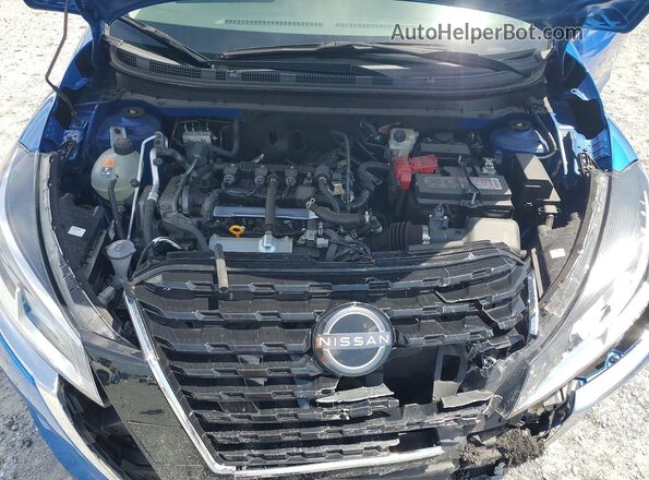 3N1CP5BV3RL584976 2024 NISSAN KICKS Blue Engine compartment view