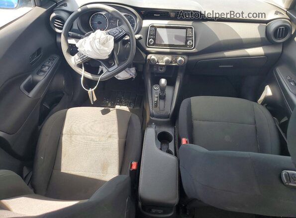 3N1CP5BV3RL584976 2024 NISSAN KICKS Blue Dashboard view
