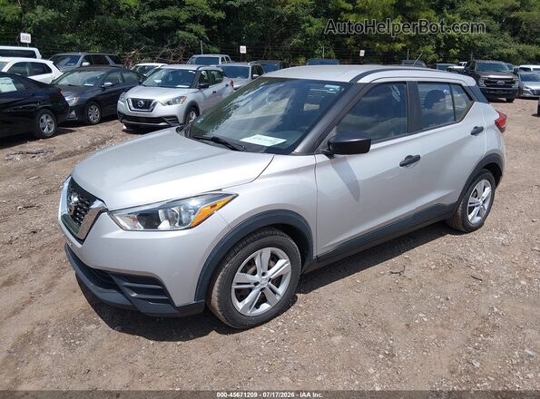 3N1CP5BV4LL527709 2020 NISSAN KICKS Серебряный Передняя левая четверть