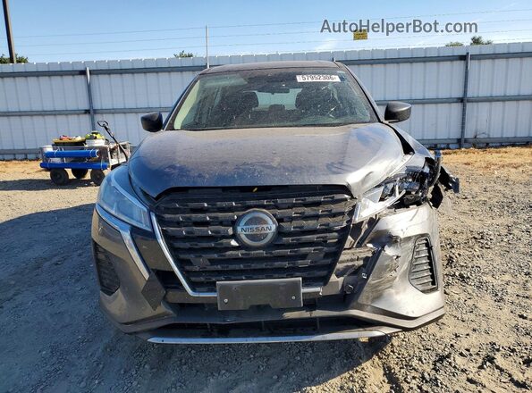 3N1CP5BV4ML532720 2021 NISSAN KICKS Серый Вид спереди