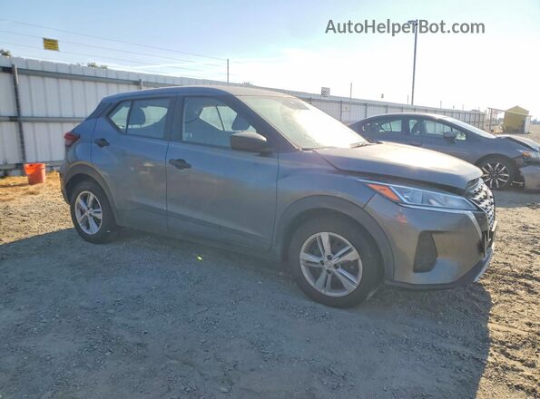 3N1CP5BV4ML532720 2021 NISSAN KICKS Серый Передняя правая четверть