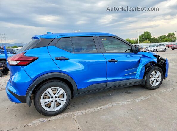 3N1CP5BV4ML560405 2021 NISSAN KICKS Blue Задня права чверть