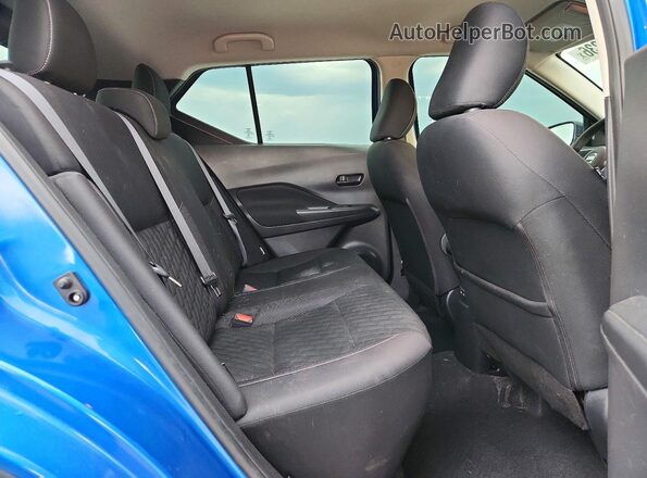 3N1CP5BV4ML560405 2021 NISSAN KICKS Blue Вид задньої частини салону
