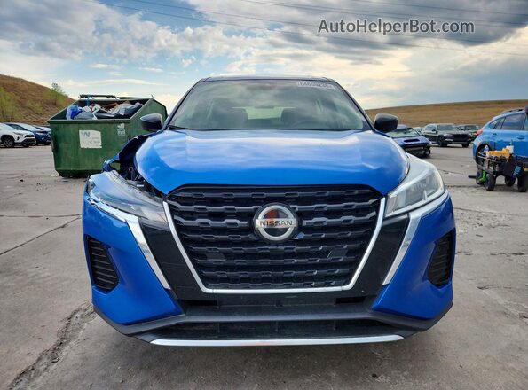 3N1CP5BV4ML560405 2021 NISSAN KICKS Blue Вид спереду