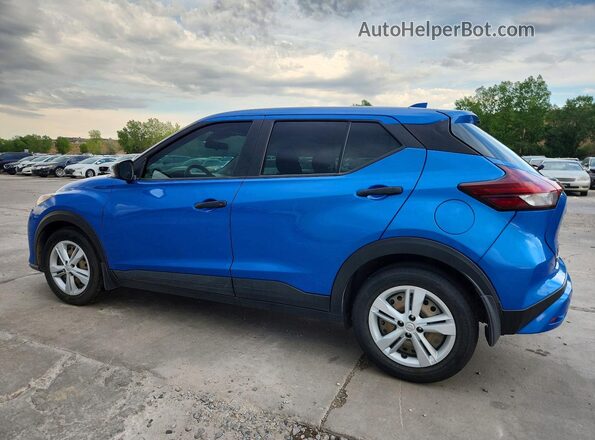 3N1CP5BV4ML560405 2021 NISSAN KICKS Blue Задня ліва чверть