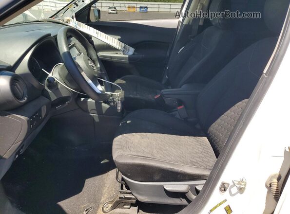 3N1CP5BV4NL530872 2022 NISSAN KICKS White Вид салону спереду