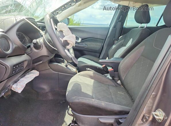 3N1CP5BV5LL547824 2020 NISSAN KICKS Gray წინა სალონის ხედი