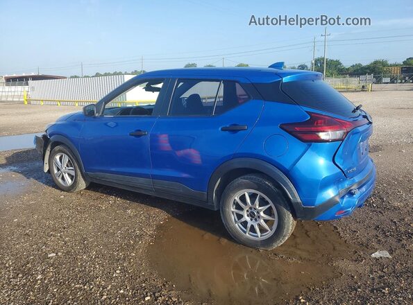 3N1CP5BV5ML486394 2021 NISSAN KICKS Blue Tył lewy