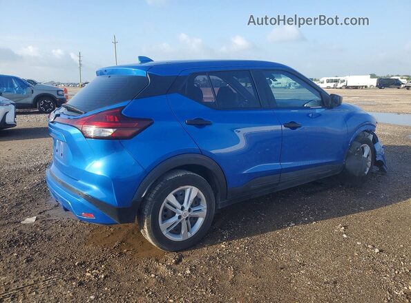 3N1CP5BV5ML486394 2021 NISSAN KICKS Blue Tył prawy