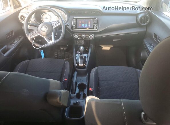 3N1CP5BV5ML486394 2021 NISSAN KICKS Blue Widok deski rozdzielczej