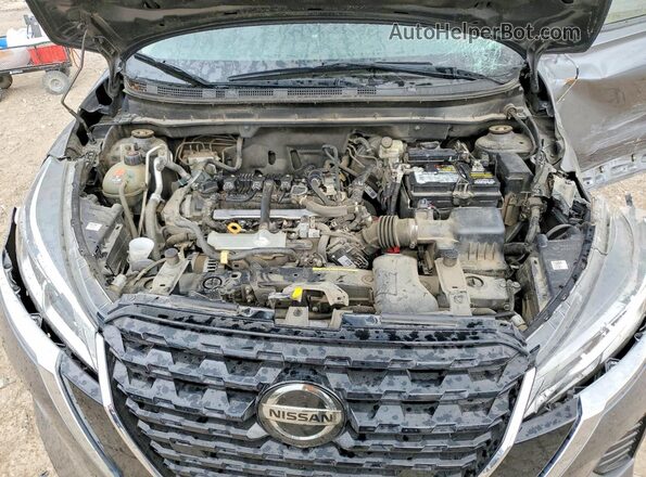 3N1CP5BV5ML517935 2021 NISSAN KICKS Gray Շարժիչի բաժամունքի տեսք