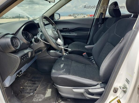 3N1CP5BV5ML566231 2021 NISSAN KICKS White Вид салону спереду