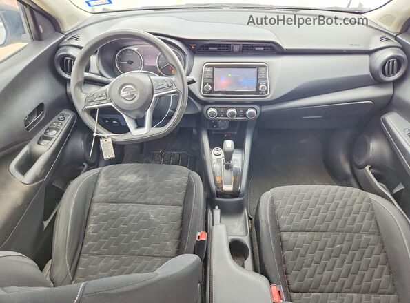 3N1CP5BV5ML566231 2021 NISSAN KICKS White Вид панелі приладів