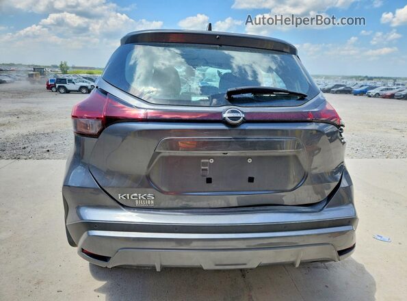 3N1CP5BV5NL493945 2022 NISSAN KICKS Gray Հետևի տեսք