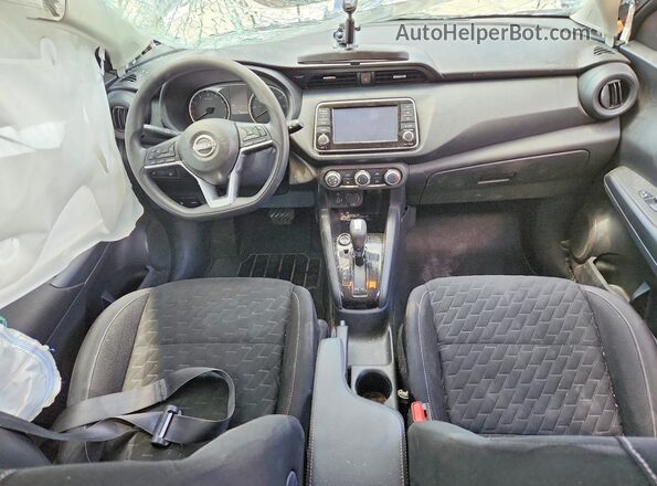 3N1CP5BV5NL493945 2022 NISSAN KICKS Gray Առջևի վահանակի տեսք